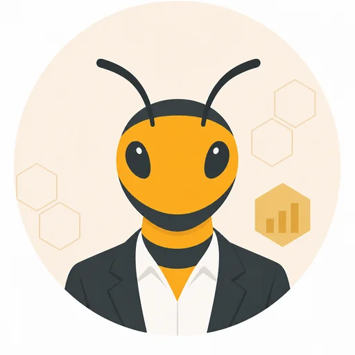 Editorial worker-bee portrait of the Analysis Agent